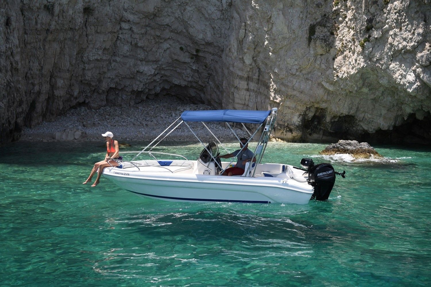 picture from activity Custom Itinerary Around Marathonisi Island & the Keri Caves with a 5,5m Bareboat Vessel (Budget)