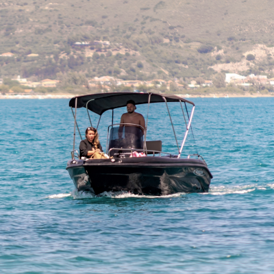 image presenting excursion Bareboat Charter a 5,5m Motorboat to Discover Marathonisi Island & Keri Caves (Premium)