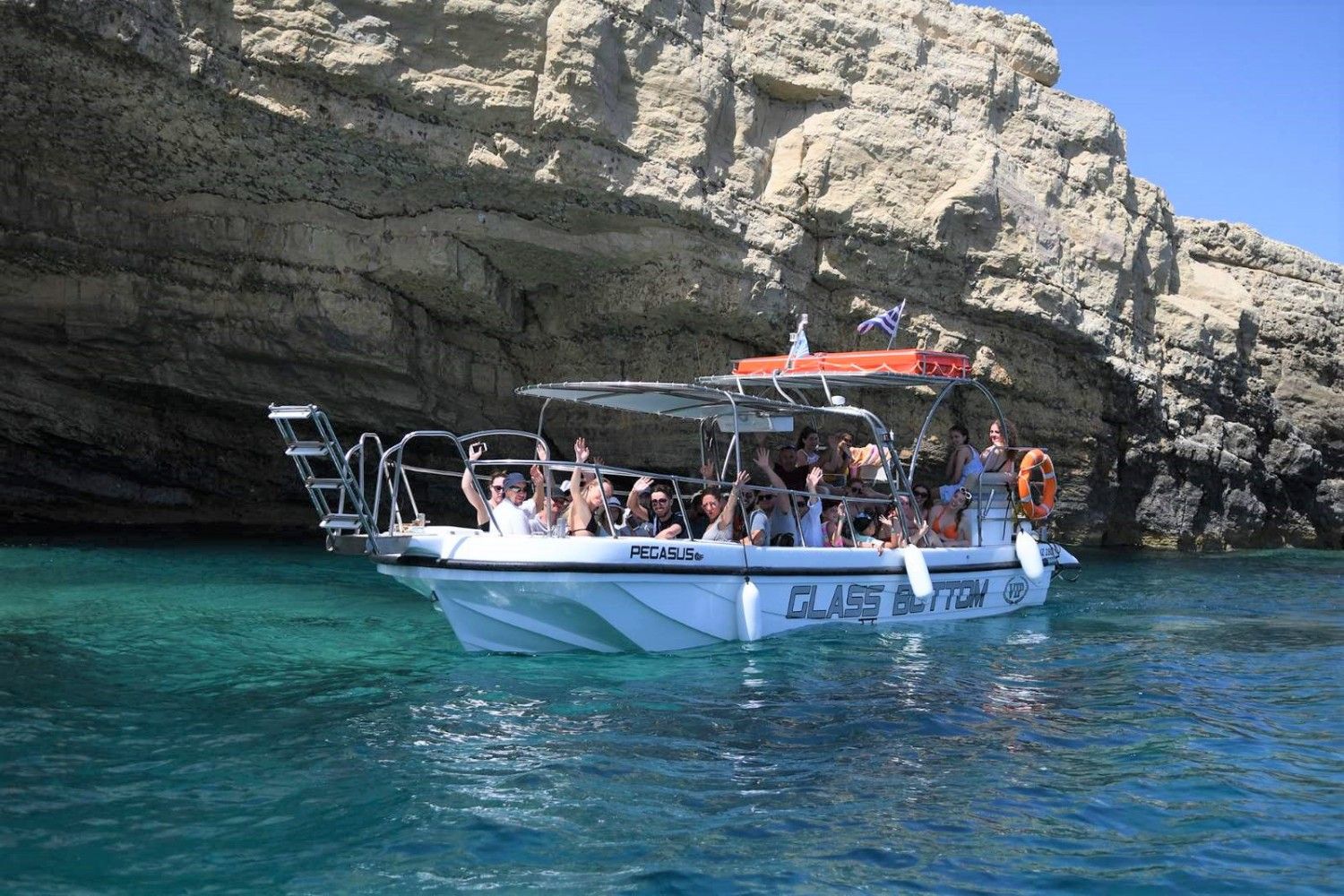 picture from activity Glassbottom Cruise to Marathonisi Island & the Keri Caves (up to 20 Guests)
