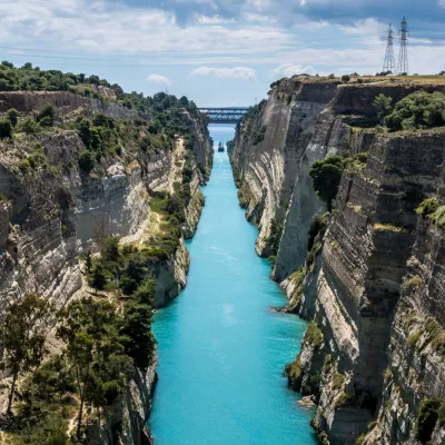picture from Corinth Canal