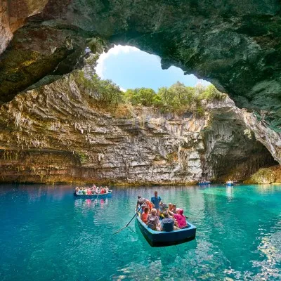 picture from Lake of Melissani